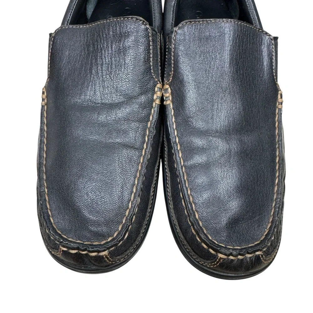 Cole Haan Tucker Venetian Loafers Men's Size 10 Black Leather Driving Shoes - Picture 5 of 13